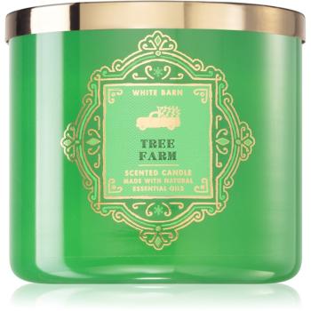 Bath & Body Works Tree Farm lumânare parfumată  cu uleiuri esentiale 411 g