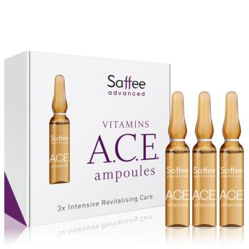 Saffee Advanced Vitamins A.C.E. Ampoules fiolă – 3 zile de tratament cu vitaminele A, C, și E