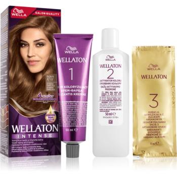 Wella Wellaton Intense Culoare permanenta pentru par cu ulei de argan culoare 7/17 Frosted Chocolate 1 buc