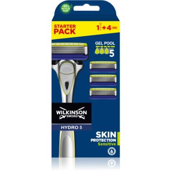 Wilkinson Sword Hydro5 Skin Protection Sensitive Aparat de ras + rezervă lame 4 buc