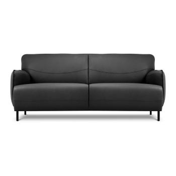 Canapea din piele Windsor & Co Sofas Neso, 175 x 90 cm, gri închis