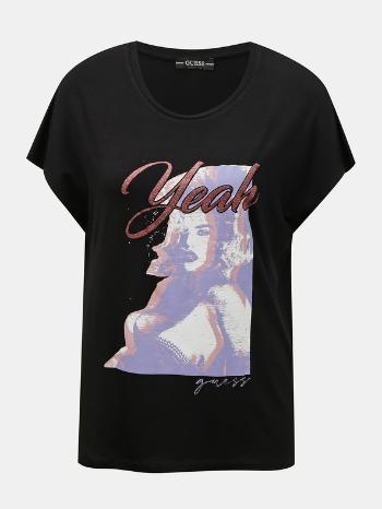 Guess Leona Tee Tricou Negru