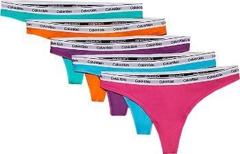 Calvin Klein 5 PACK - chiloți tanga pentru femei QD5221E-N8M L