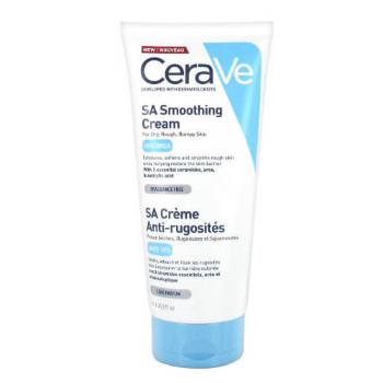 CeraVe Crema emolientă pentru pielea uscată până la foarte uscată SA (Smoothing Cream) 340 g