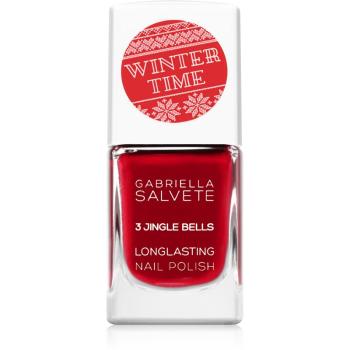 Gabriella Salvete Winter Time lac de unghii cu rezistenta indelungata lucios culoare 3 Jingle Bells 11 ml