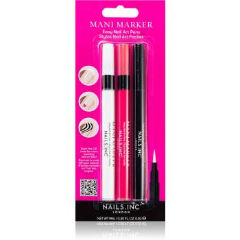 Nails Inc. Mani Marker Trio Set de manichiură