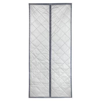 Draperie gri/argintie termoizolantă 90x200 cm cu prindere la ușă – Maximex