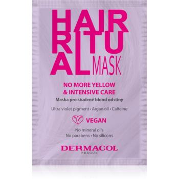 Dermacol Hair Ritual masca pentru nuante inchise de blond 15 ml