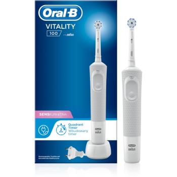 Oral B Vitality 100 Sensi UltraThin D100.413.1 White periuta de dinti electrica
