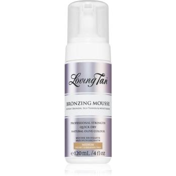 Loving Tan Bronzing Mousse spuma autobronzanta culoare Medium 120 ml