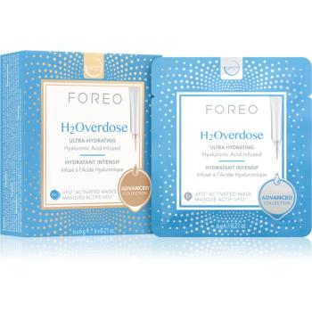FOREO UFO™ H2Overdose mască hrănitoare și intens hidratantă 6 x 6 g
