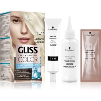 Schwarzkopf Gliss Color Culoare permanenta pentru par culoare 11-11 Ultra Light Titanium Blonde 1 buc