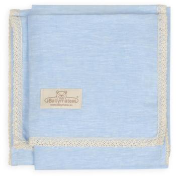 Babymatex Linen pătură pentru copii Blue 75x100 cm