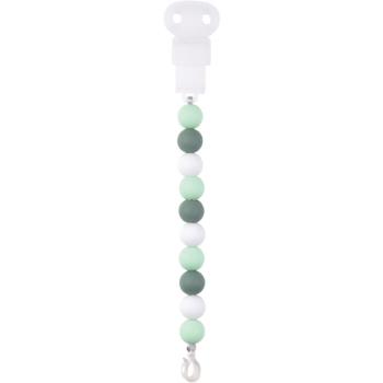 NATTOU Pacifier Clip clips pentru suzetă Mint / White 1 buc