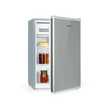 Klarstein Delaware, frigider, A ++, 76 litri, compartiment congelator de 4 litri, compresie, argintiu / gri