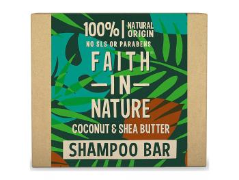 Faith in Nature Șampon solid Cocos și unt de shea (Shampoo Bar) 85 g