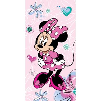 Prosop  pentru copii roz din bumbac 70x140 cm Minnie  – Jerry Fabrics