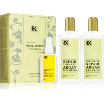 Brazil Keratin Set Argan set cadou (pantru par uscat si deteriorat )