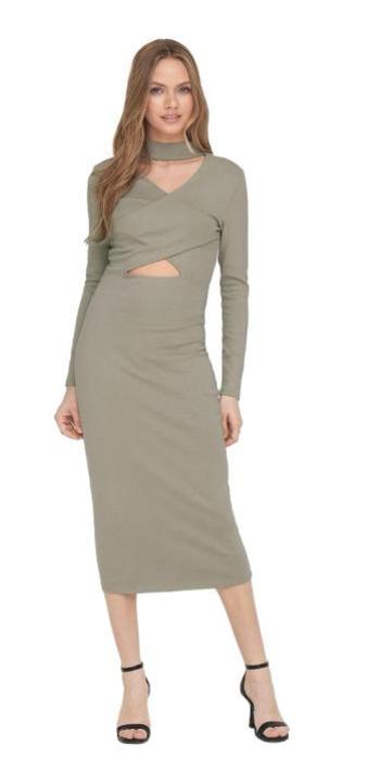 ONLY Rochie de damă ONLINA Standard Fit 15302675 Silver Sage M