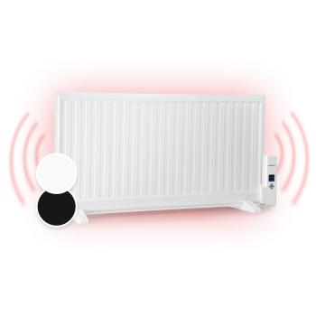 OneConcept Wallander, radiator pe ulei, 1000 W, termostat, încălzitor de ulei, ultra-plat, alb