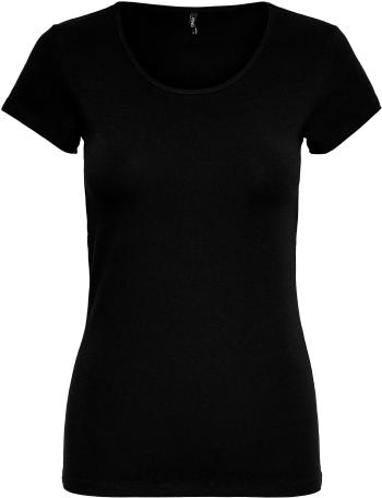 ONLY Tricou de damă ONLLIVE LOVE LIFE 15205059 Black XL