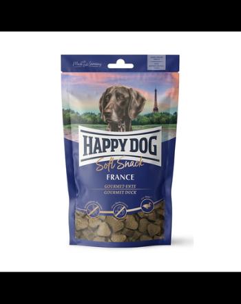 HAPPY DOG Soft Snack France, gustari pentru caini, cu rata Gourmet, 100 g