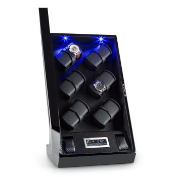 Klarstein Klingenthal Winder funcționare de 12 ceasuri LED Touch negru