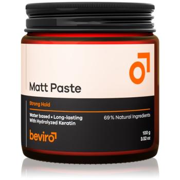 Beviro Matt Paste Strong Hold Pasta pentru păr Matt 100 g