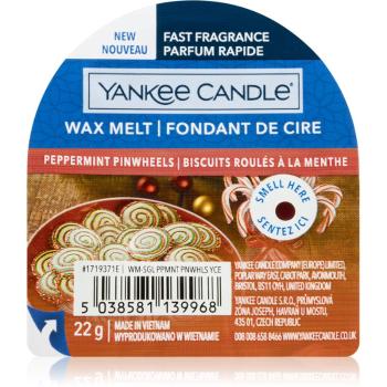 Yankee Candle Peppermint Pinwheels ceară pentru aromatizator 22 g