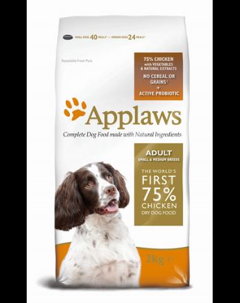 APPLAWS Dog Adult Small&amp;Medium hrană uscată pentru câini de talie mică și medie, pui 7,5 kg