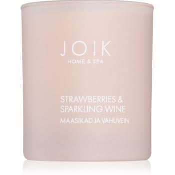 JOIK Home & Spa Strawberries & Sparkling Wine lumânare parfumată 150 g