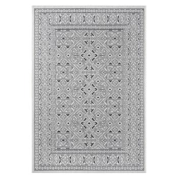 Covor adecvat pentru exterior NORTHRUGS Cuadrado, 70 x 140 cm, negru - bej