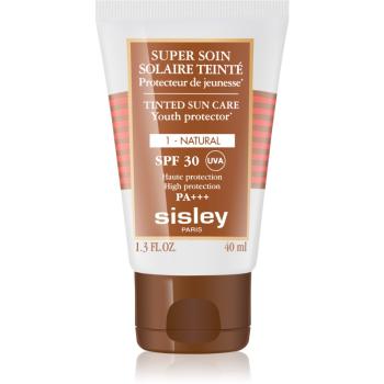 Sisley Super Soin Solaire Teinté crema de fata cu efect de protectie SPF 30 culoare 1 Natural  40 ml