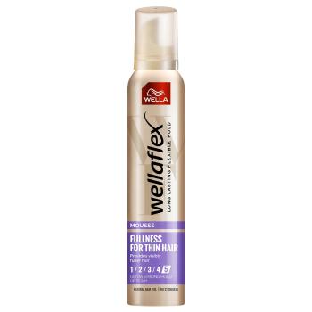 Wella Spumă pentru fixare ultra puternică pentru părul fin Wellaflex Fullness For Thin Hair (Mousse) 200 ml