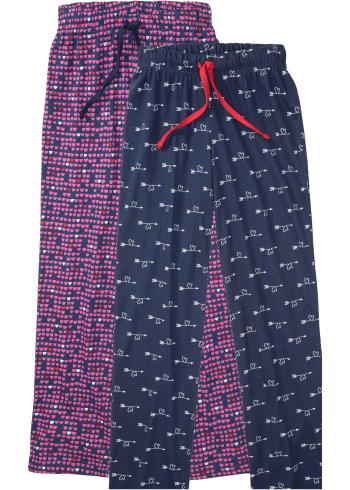 Pantaloni de pijama din bumbac organic (set 2 buc)