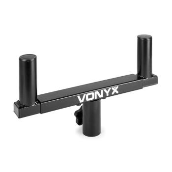 Vonyx WMS-03, stativ dublu de difuzor, fixare 2 X 35 mm, 40 kg, negru
