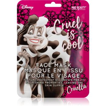 Mad Beauty Disney Villains Cruella masca pentru celule cu ulei de cocos 25 ml