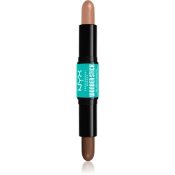 NYX Professional Makeup Wonder Stick Dual Face Lift baton pentru dublu contur culoare 04 Medium 2x4 g