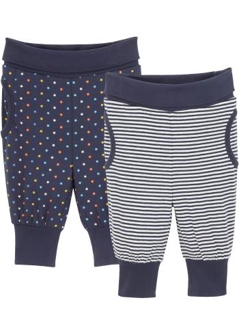 Pantaloni bebe flexibili, bumbac bio (2buc.)