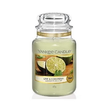 Yankee Candle Lumânare aromatică Classic mare Lime &amp; Coriander 623 g
