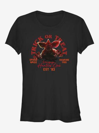 ZOOT.Fan Netflix Demogorgon Trick or Treat Stranger Things Tricou Negru