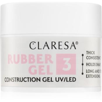 Claresa Rubber Gel Construction Gel UV/LED Gel pentru extensiile unghiilor culoare 03 12 g