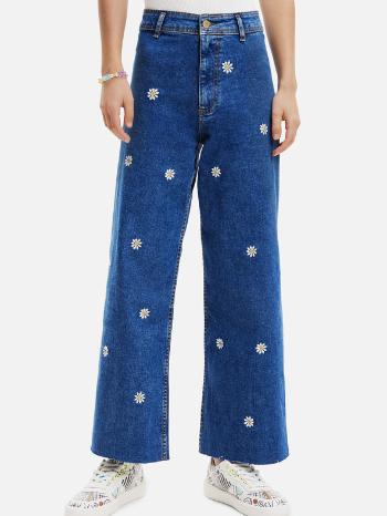 Desigual Ideas Jeans Albastru