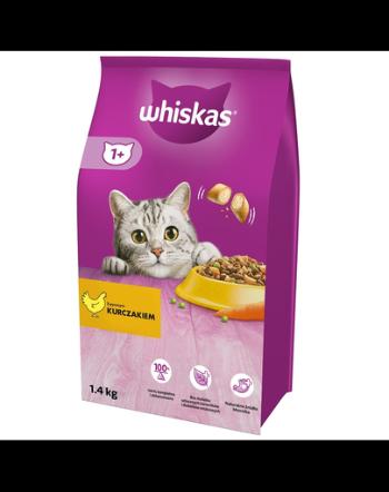 WHISKAS Adult 6x1,4 kg Hrana completa pentru pisici. cu pui