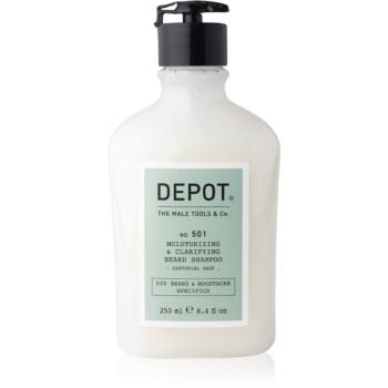 Depot No. 501 Moisturizing & Clarifying Beard Shampoo sampon hidratant pentru barbă 250 ml