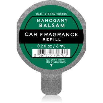 Bath & Body Works Mahogany Balsam parfum pentru masina Refil 6 ml