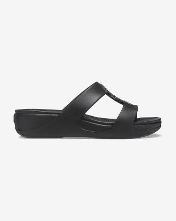 Crocs Monterey Shimmer Papuci Negru