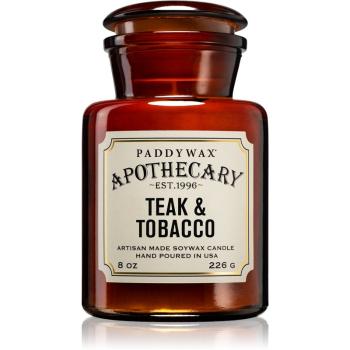 Paddywax Apothecary Teak & Tabacco lumânare parfumată 226 g