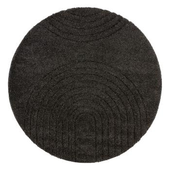 Covor Mint Rugs Norwalk Fergus, ø 160 cm, negru