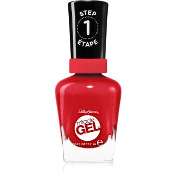 Sally Hansen Miracle Gel™ gel de unghii fara utilizarea UV sau lampa LED culoare 444 Off With Her Red! 14,7 ml